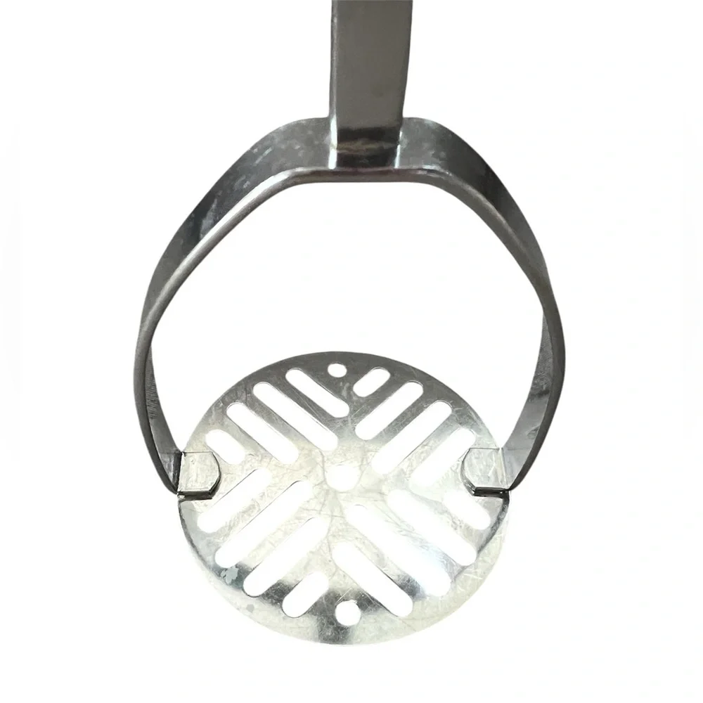 Vintage Ekco Black Starburst Potato Masher